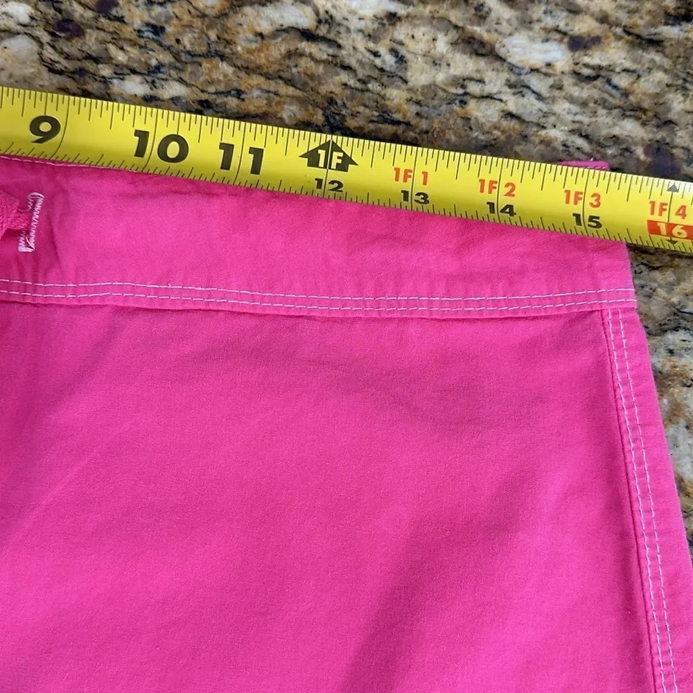 Fresh Produce Cotton Short Skirt With Pockets In Bright Pink Size S